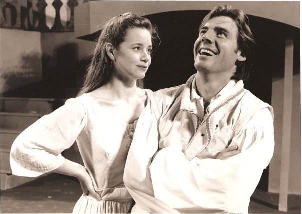 "Much Ado" directed by Nancy Saklad
Pictured - Beatrice (Linda Amendola) & Benedick (Me)