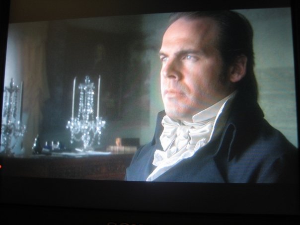 "Alexander Hamilton" directed by Muffie Meyer
a 'behind the scenes' still, Me as Aaron Burr